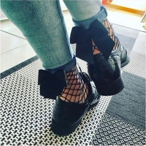Fishnet/Lace Sock 4 Pack Variety One Size